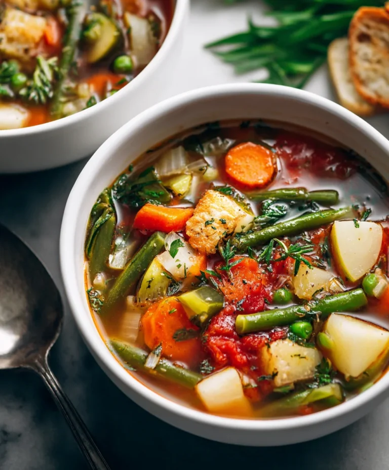 Easy Vegetable Soup – Quick & Healthy Homemade Recipe