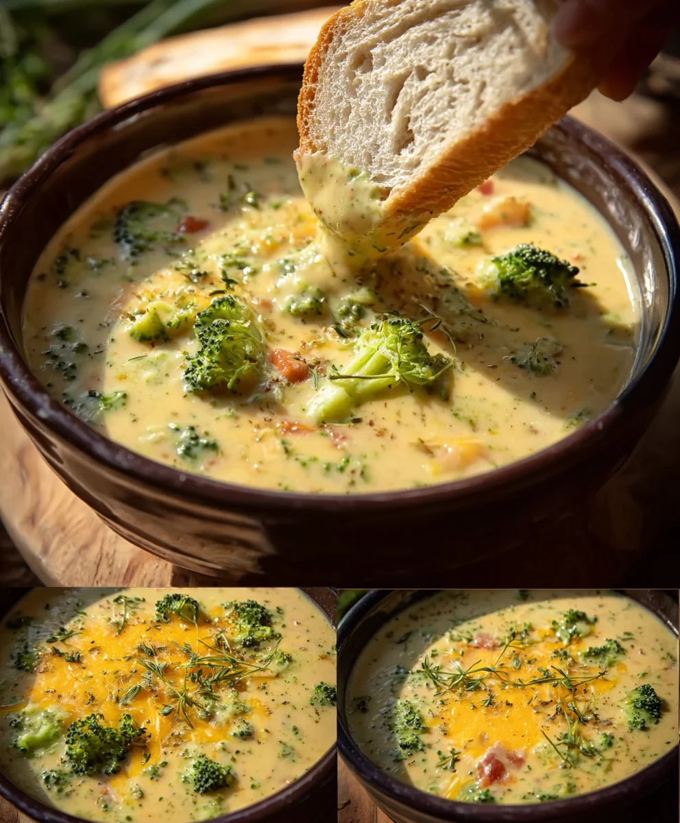 Quick Broccoli Cheddar Soup Easy Recipe
