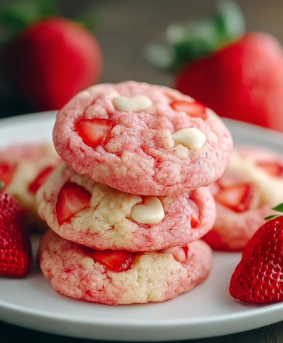 Vnon-alcoholic alentine Strawberry Cookies-Non-Non-Non-Alcoholic Alternativeic Treat
