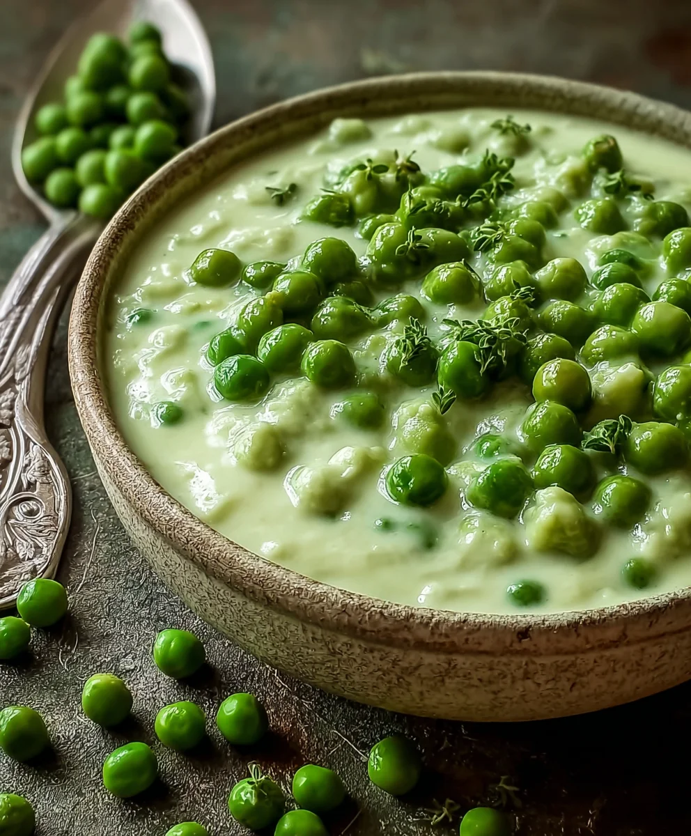 Easy Creamed Peas Recipe - Delicious Side Dish