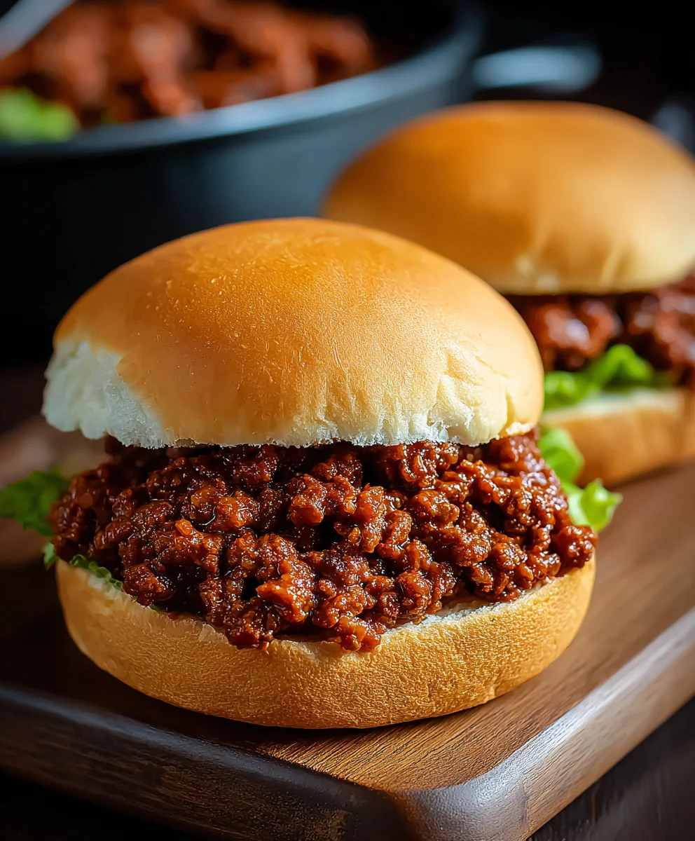 Easy Homemade Sloppy Joe Sandwiches Recipe