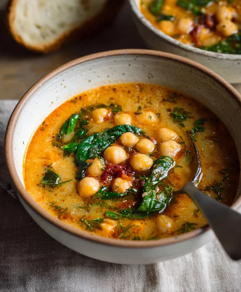 Tuscan Garbanzo Bean Soup – Hearty & Delicious Recipe