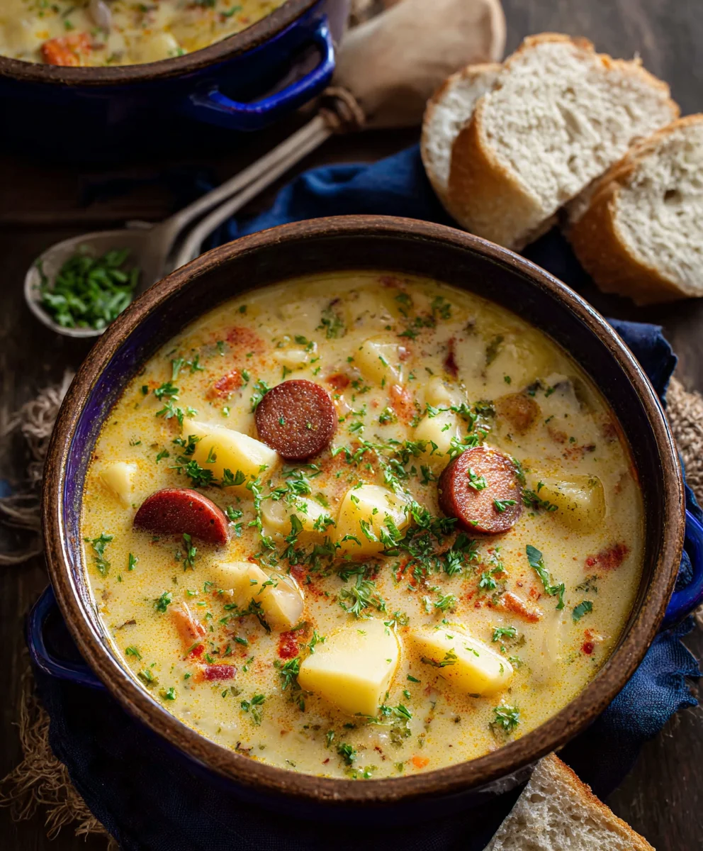 Creamy Cajun Potato Soup Recipe - Easy & Delicious