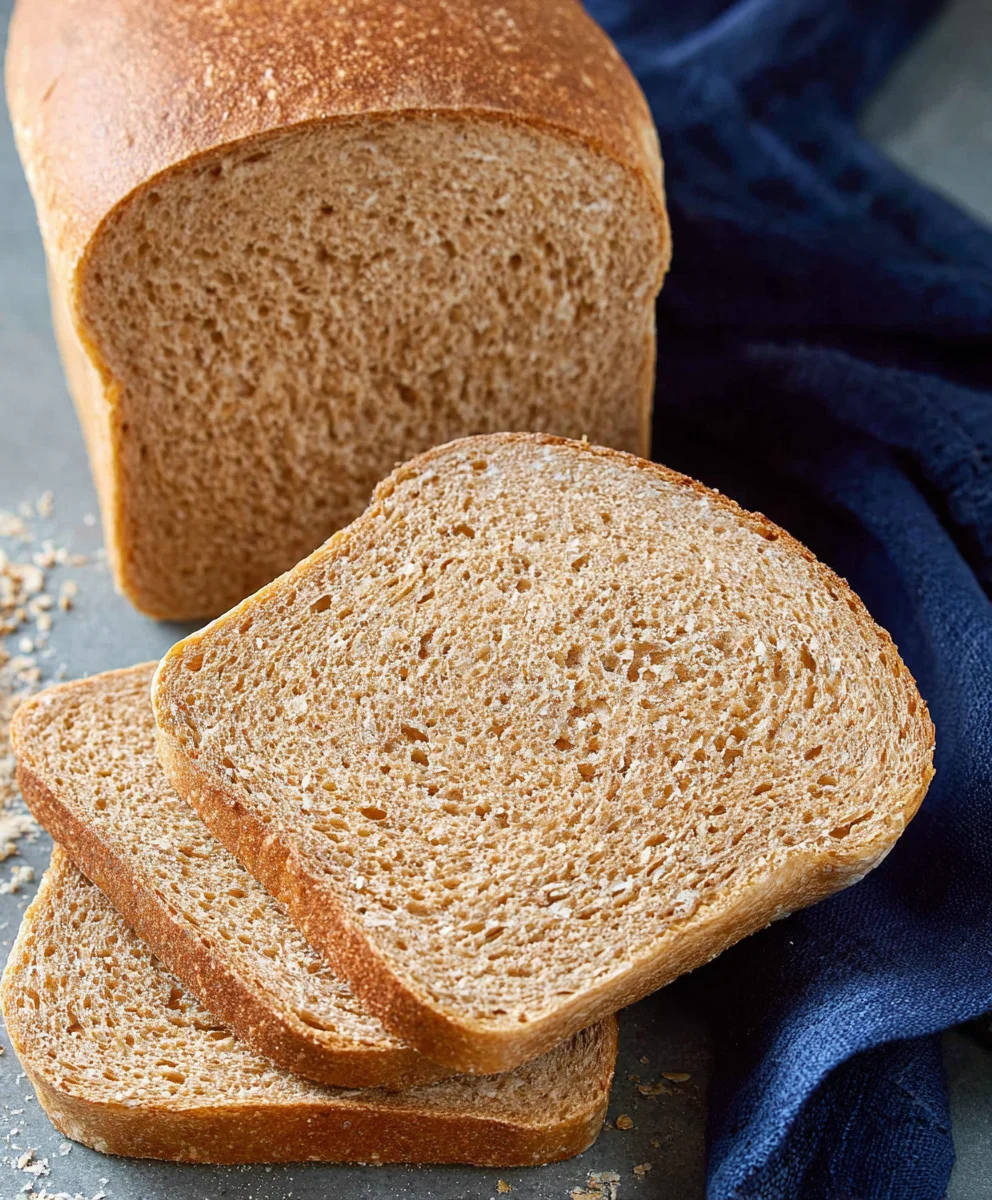 Easy Whole Wheat Bread Recipe- Healthy Homemade Loaf