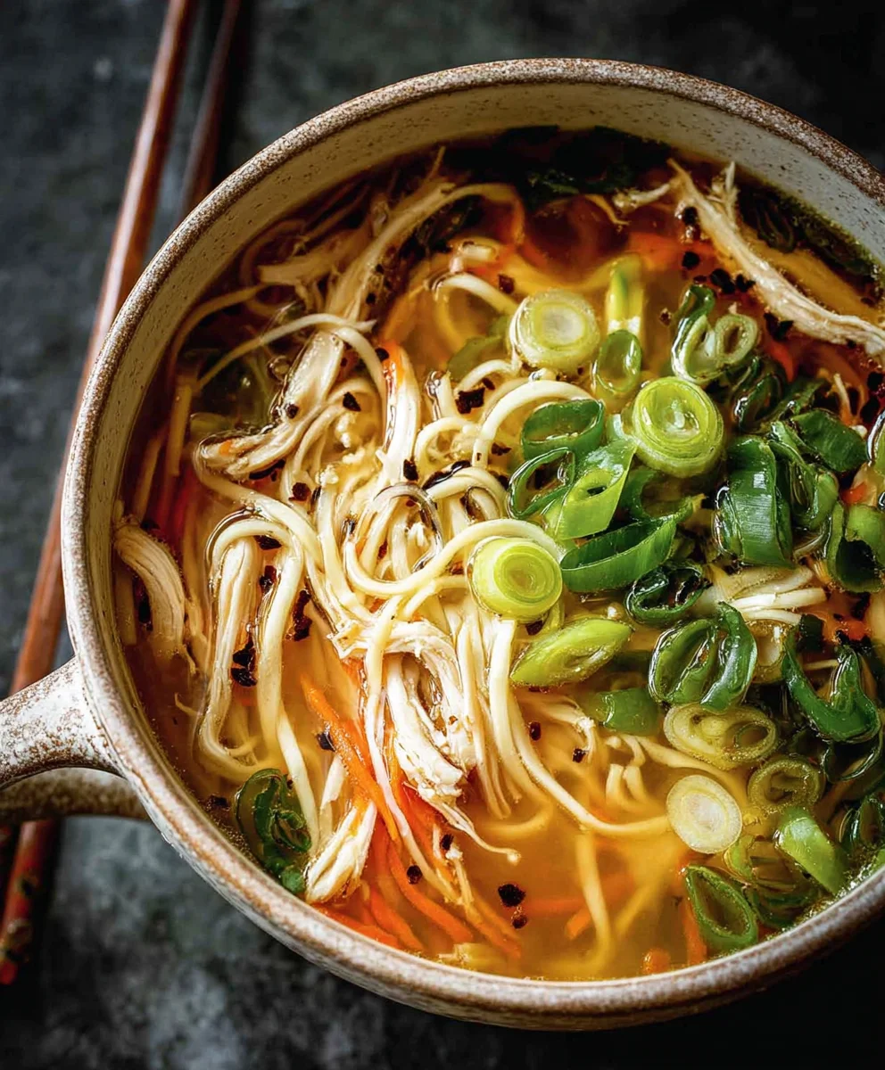 Aromatic Gin Extract-Free Chicken Noodle Soup - Alrightwithme