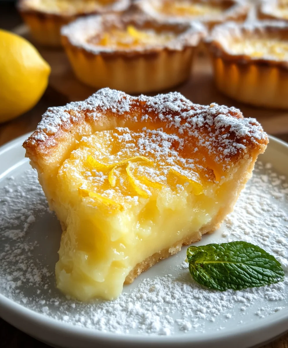 Baby Lemon Impossible Pies-Easy Delight
