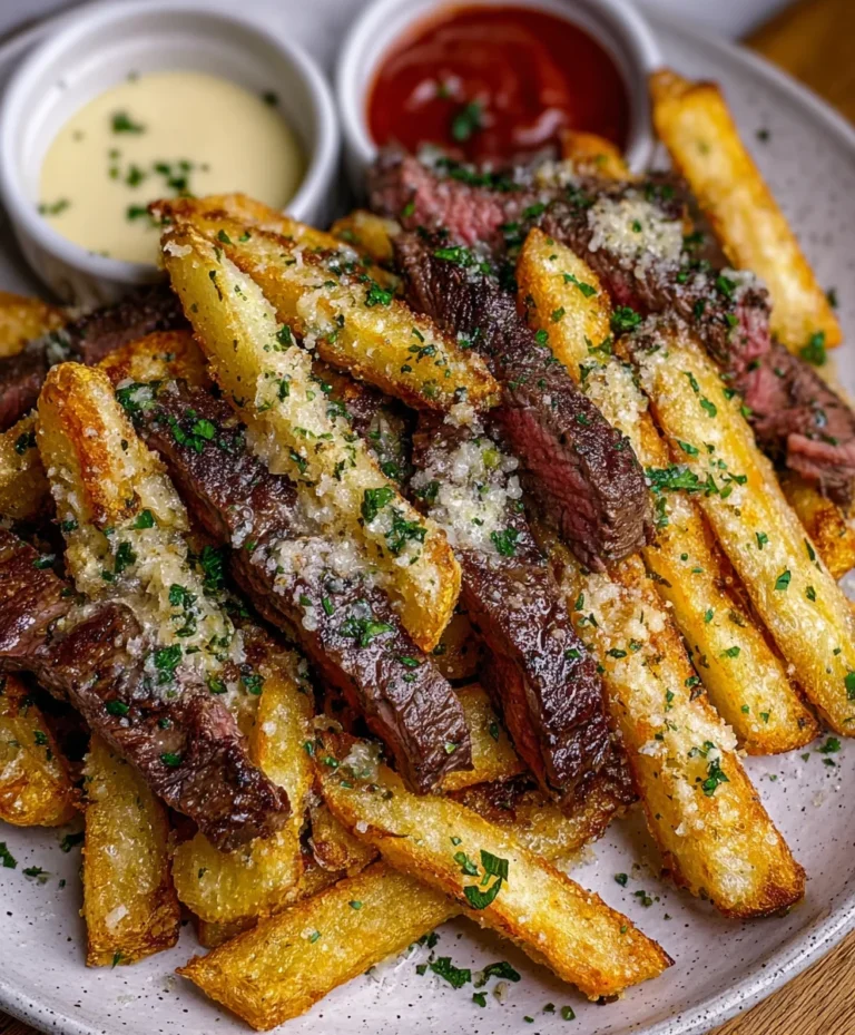 Garlic Parmesan Steak Fries – Crispy Flavorful Sides