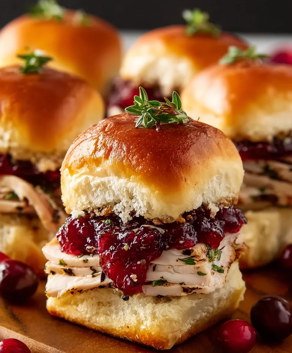 Cranberry Beef Sliders - Easy Holiday Appetizer