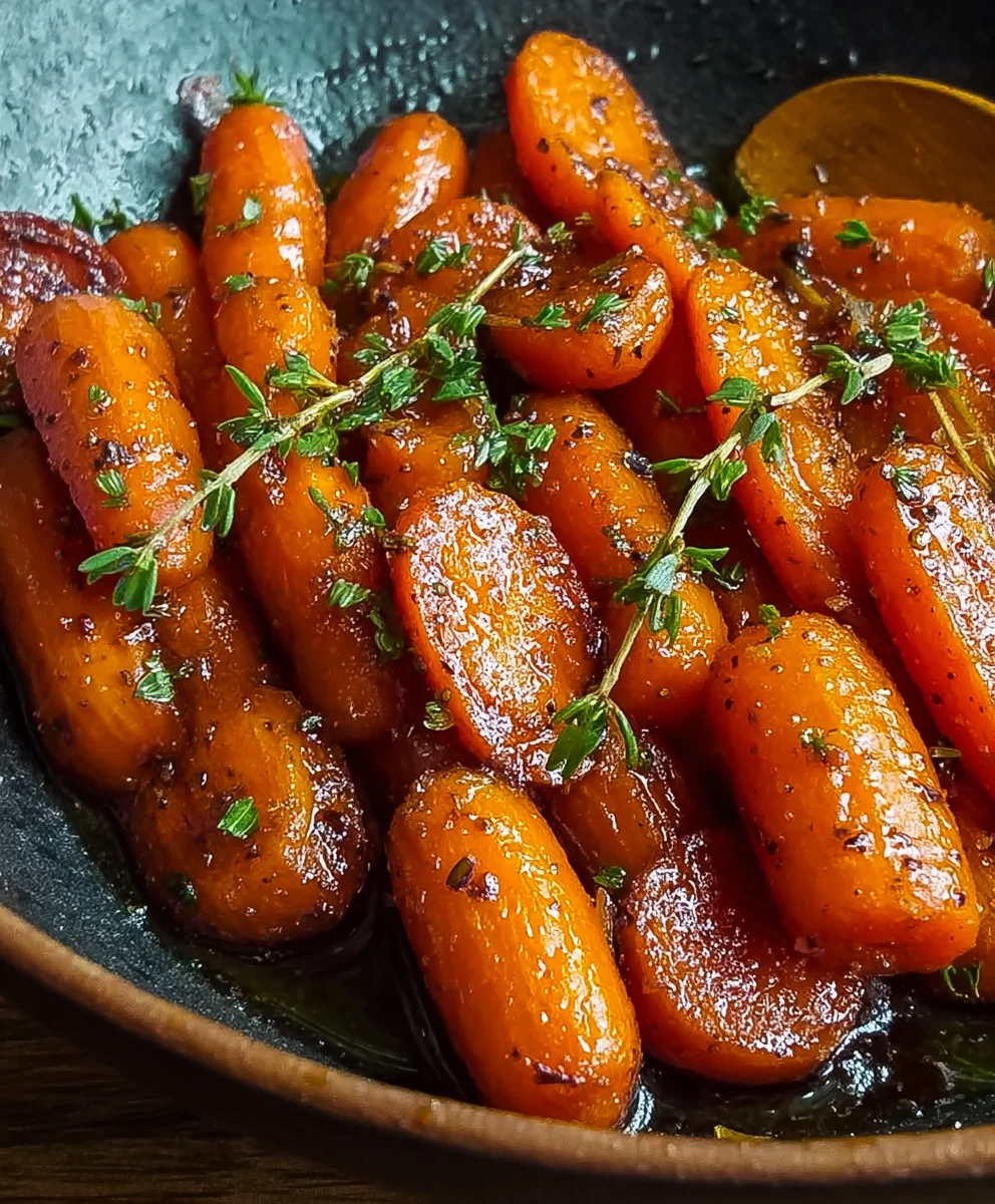 Sweet Glazed Carrots - Easy Delicious Side Dish