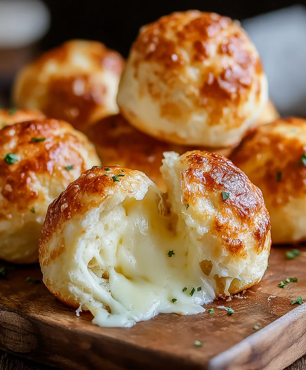 Gooey Mozzarella Biscuit Bombs - Easy Comfort Food