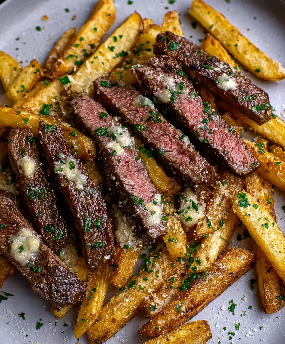 Garlic Parmesan Steak Fries - Crispy Flavorful Sides
