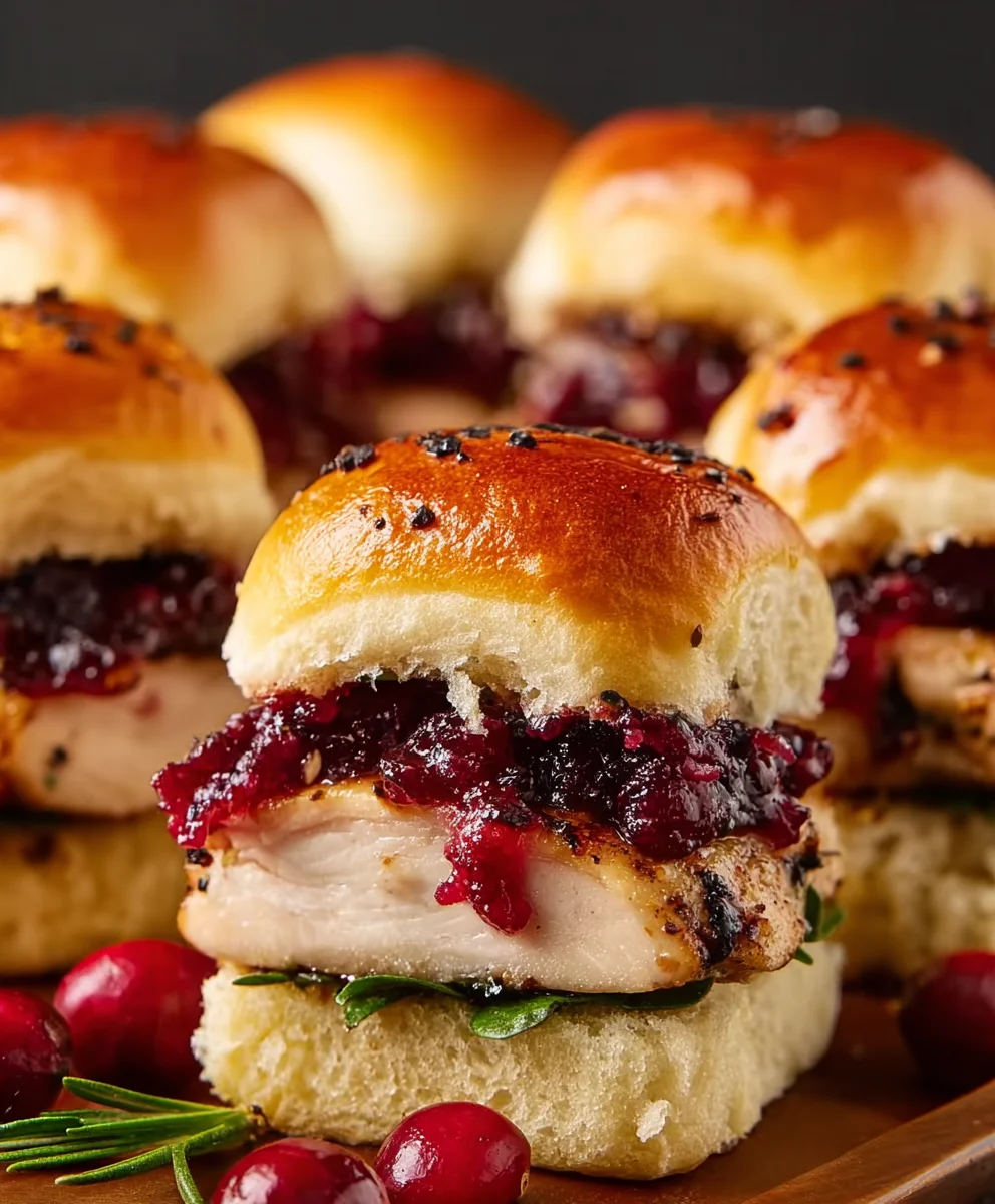 Cranberry Beef Sliders - Easy Holiday Appetizer