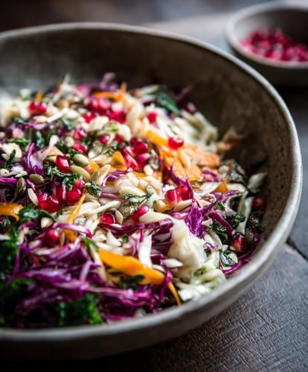 Winter Veggie Coleslaw-Hearty & Delicious Recipe