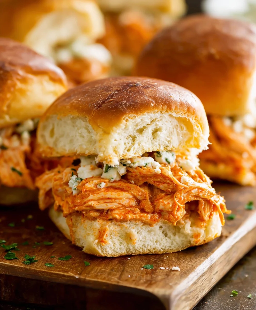 Spicy Buffalo Chicken Sliders- Easy & Flavorful Recipe