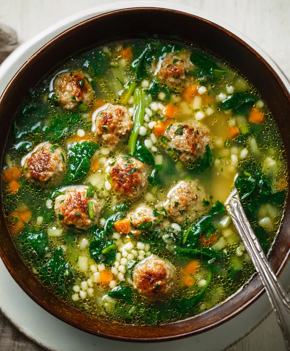 Hearty Beef Italian Wedding Soup Recipe