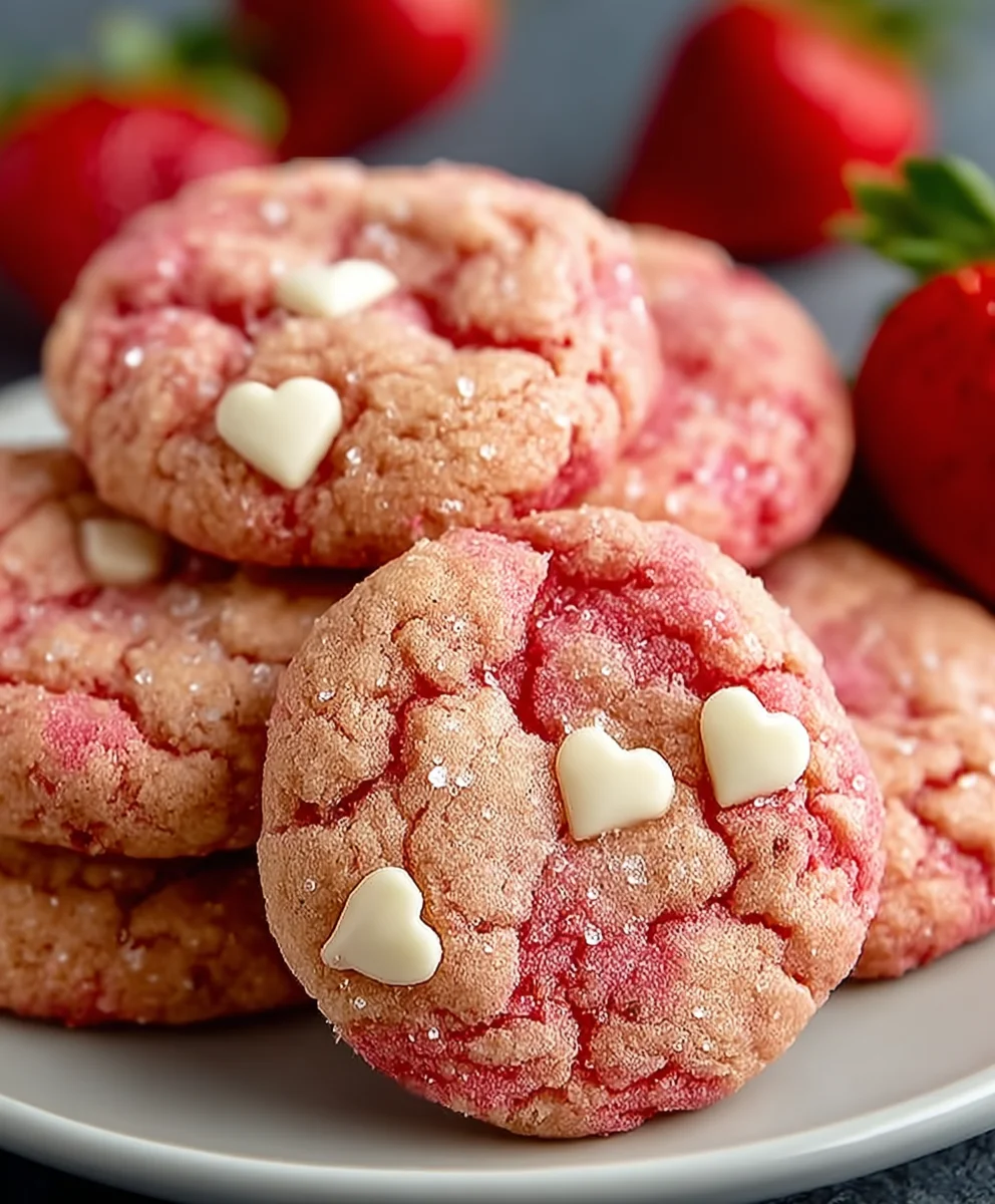 Vnon-alcoholic alentine Strawberry Cookies-Non-Non-Non-Alcoholic Alternativeic Treat