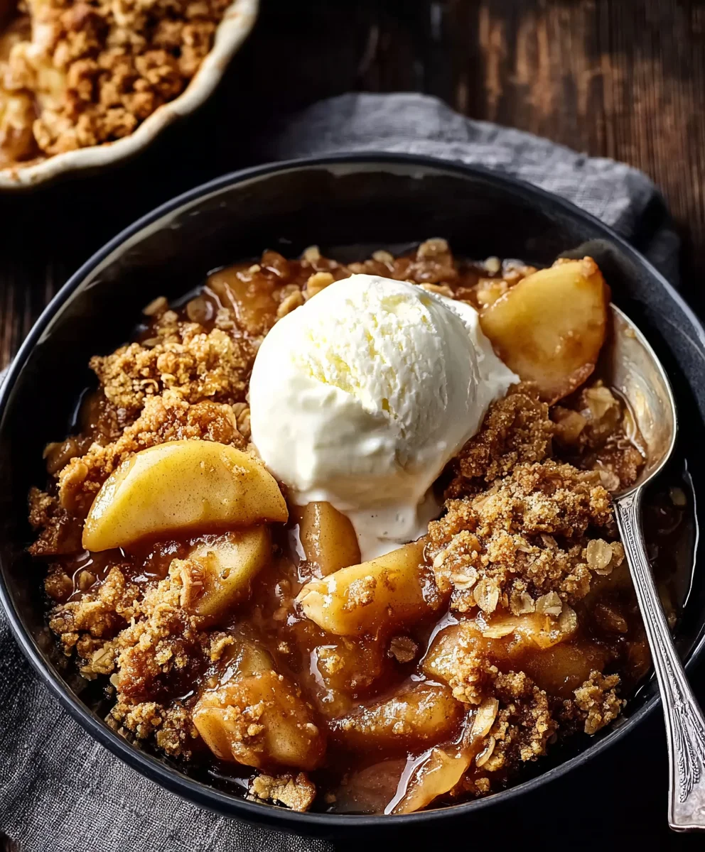 Easy Apple Crisp Recipe- Warm Spiced Dessert