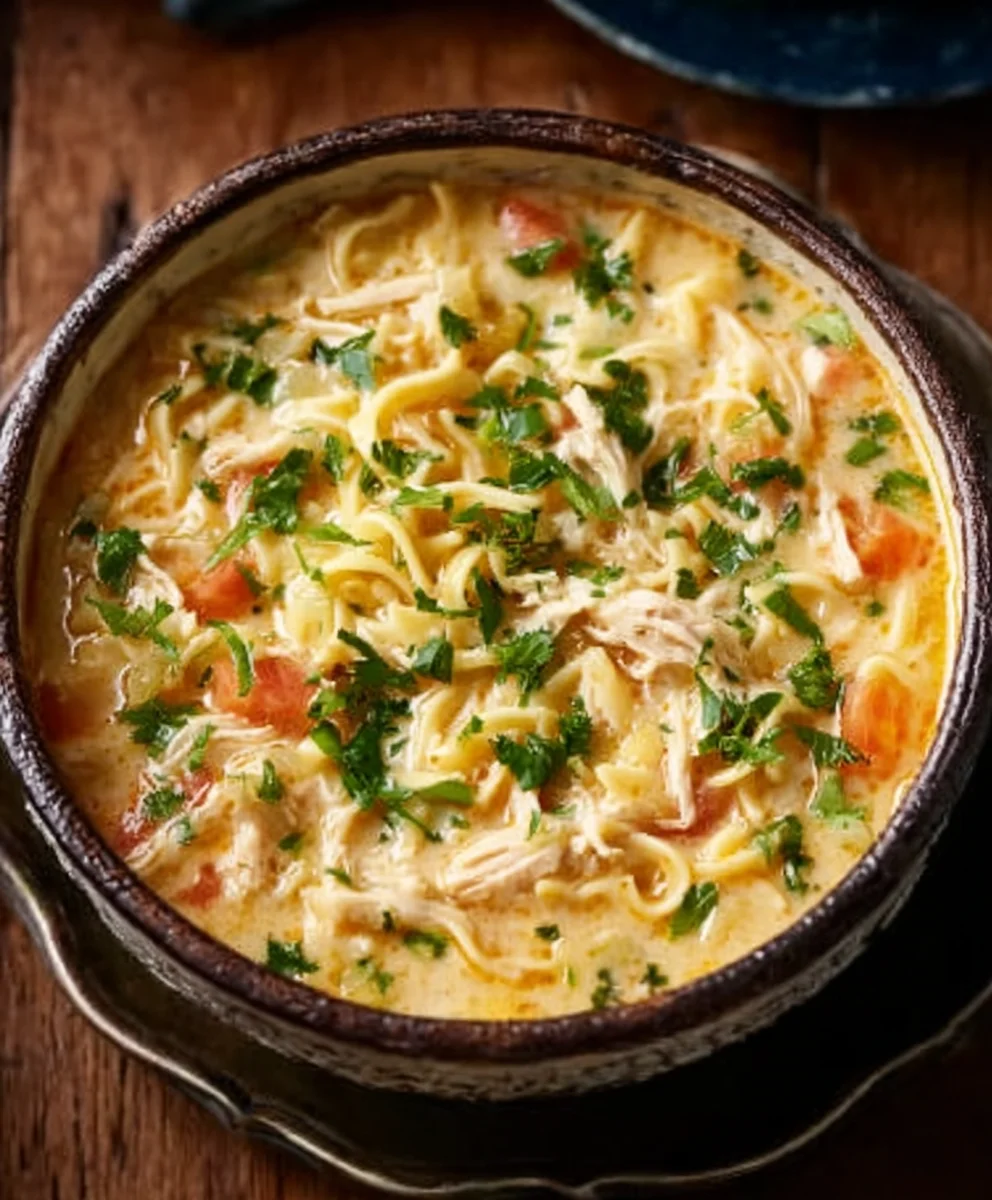 Crack Chicken Noodle Soup - Ultimate Comfort Dish