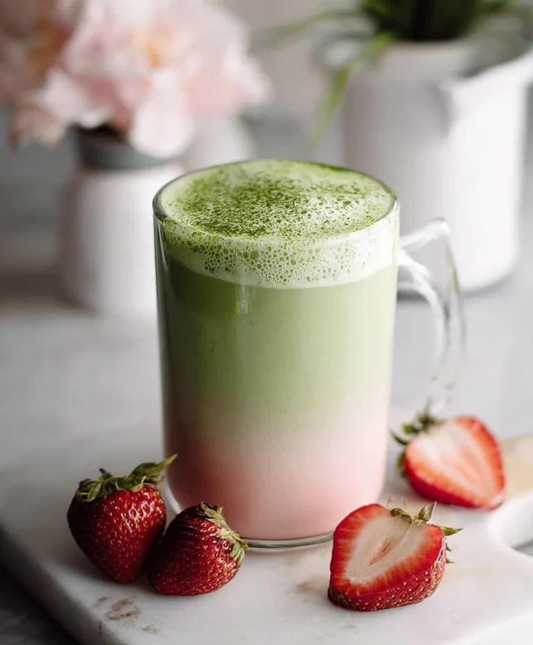Strawberry Matcha Latte – Refreshing & Delicious Drink