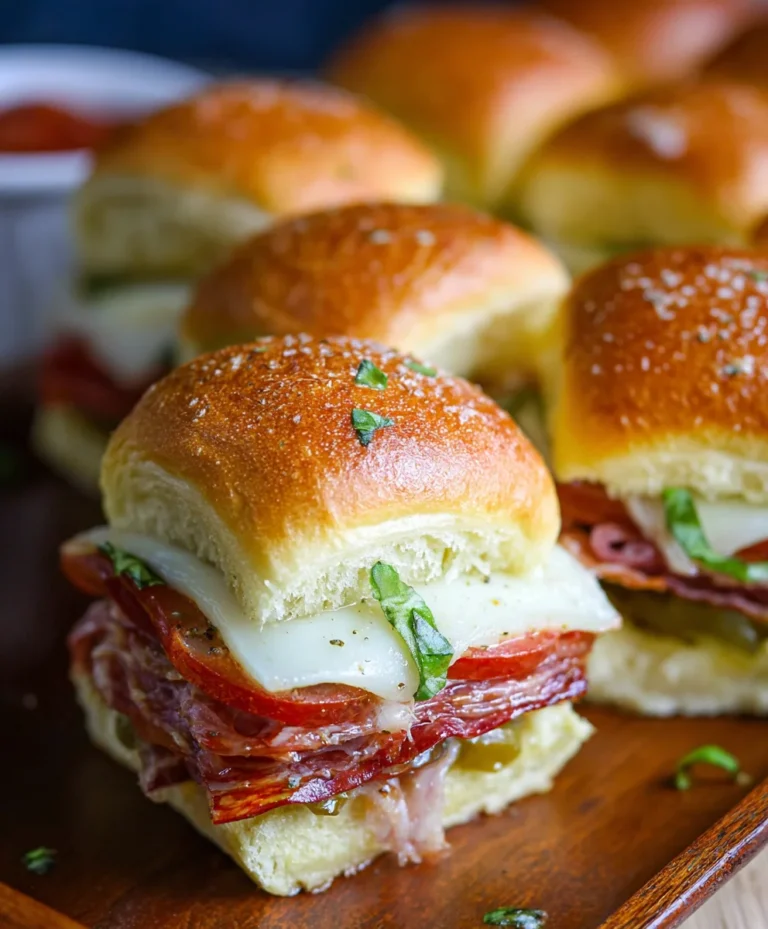 Hot Beef Sub Sliders-Quick & Flavorful Party Bites