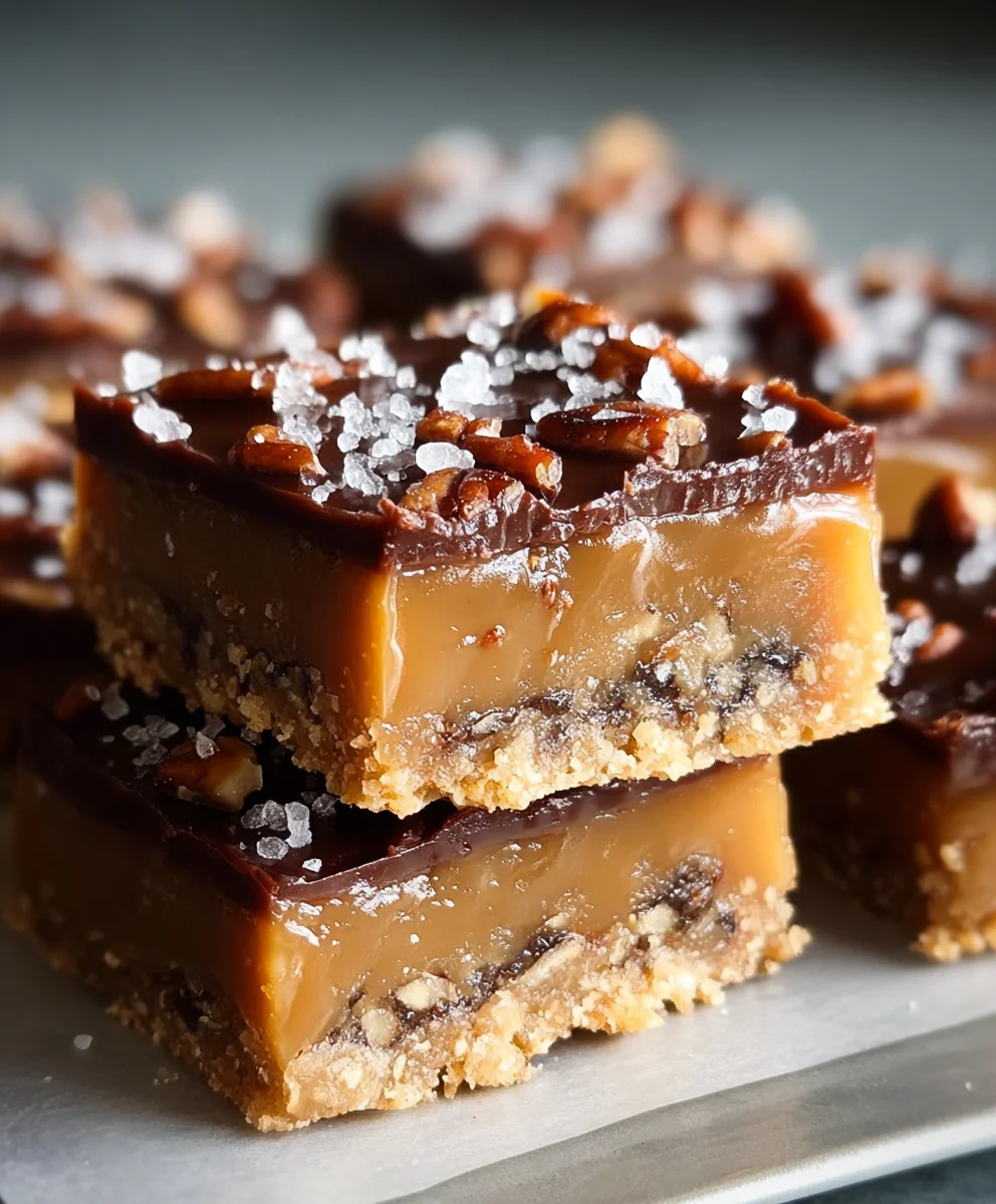 Easy Turtle Bars - Decadent Chocolate Caramel Pecan Treat