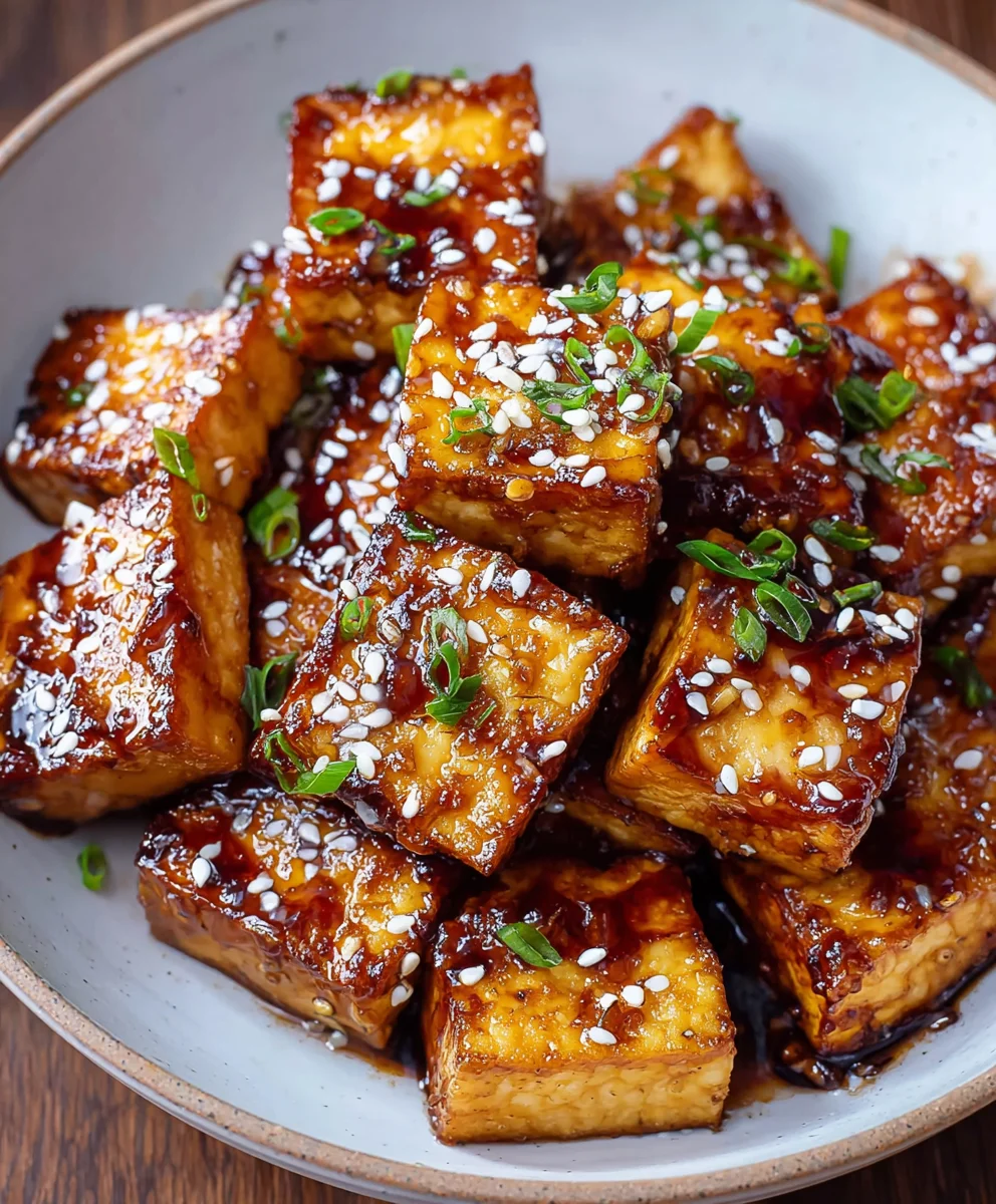 Crispy Sticky Tofu Recipe- Easy Flavorful Bites