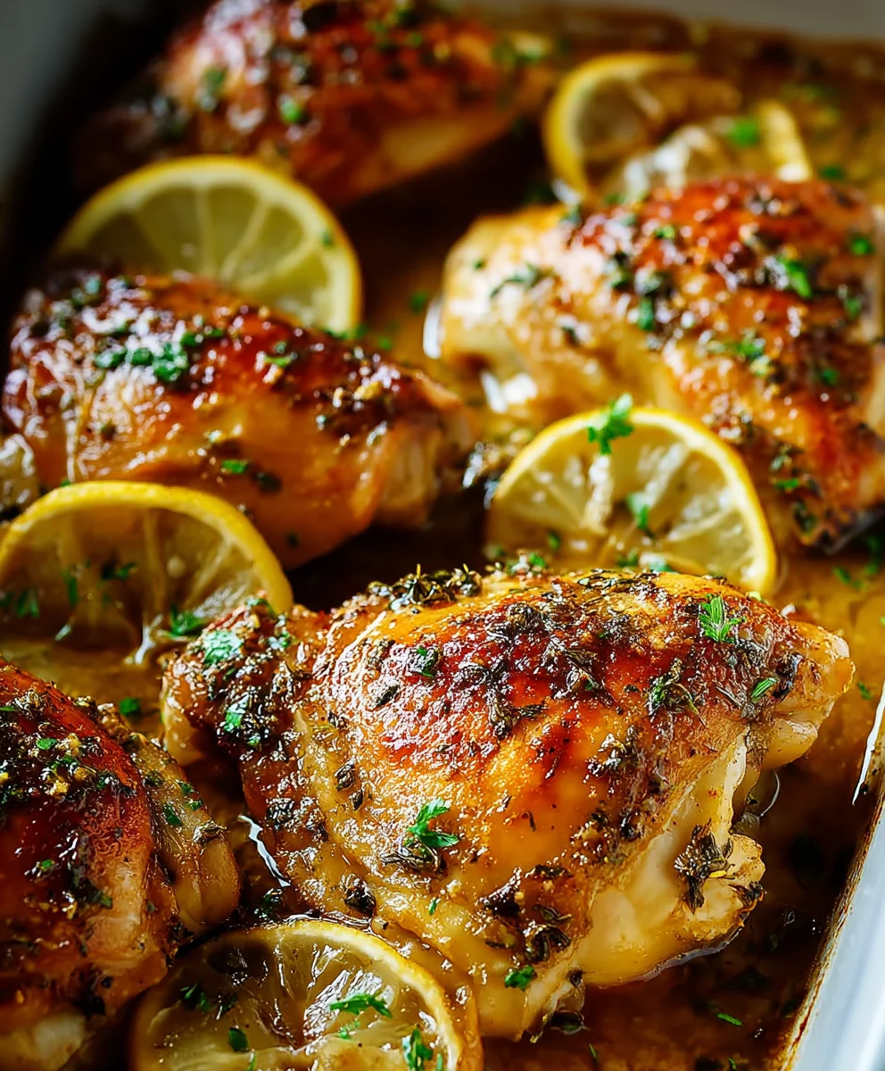 Easy Baked Lemon Butter Beef - Simple & Delicious
