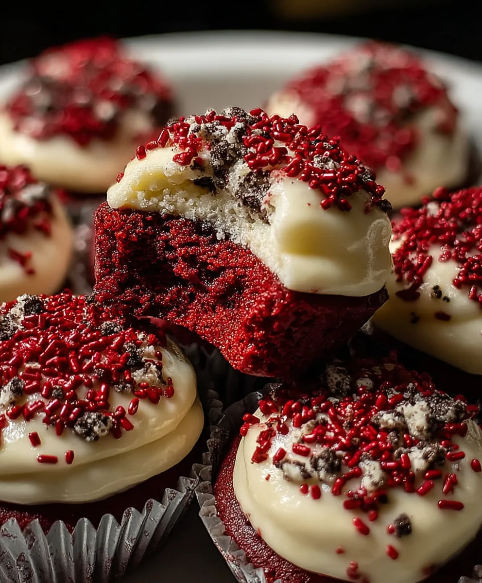 Cookies & Cream Red Velvet Bites-Easy Recipe