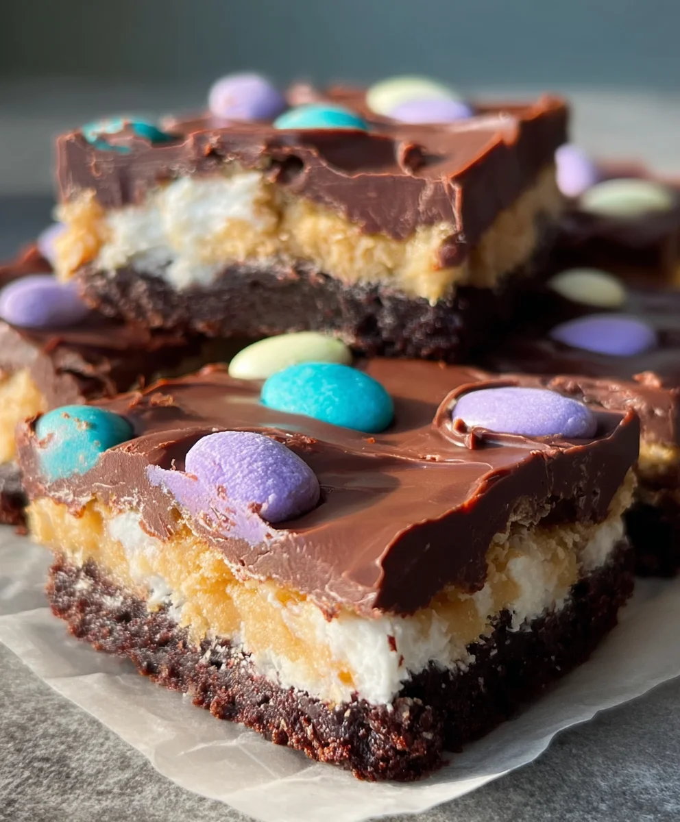 Peep Bars-Easy No-Bake Easter Treat