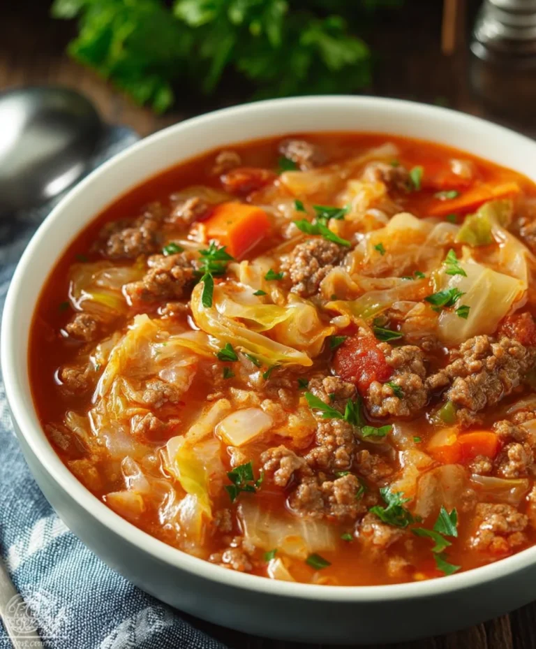 Hearty Cabbage Roll Soup – Easy Beef & Non-Non-Non-Alcoholic Alternativeic Recipe