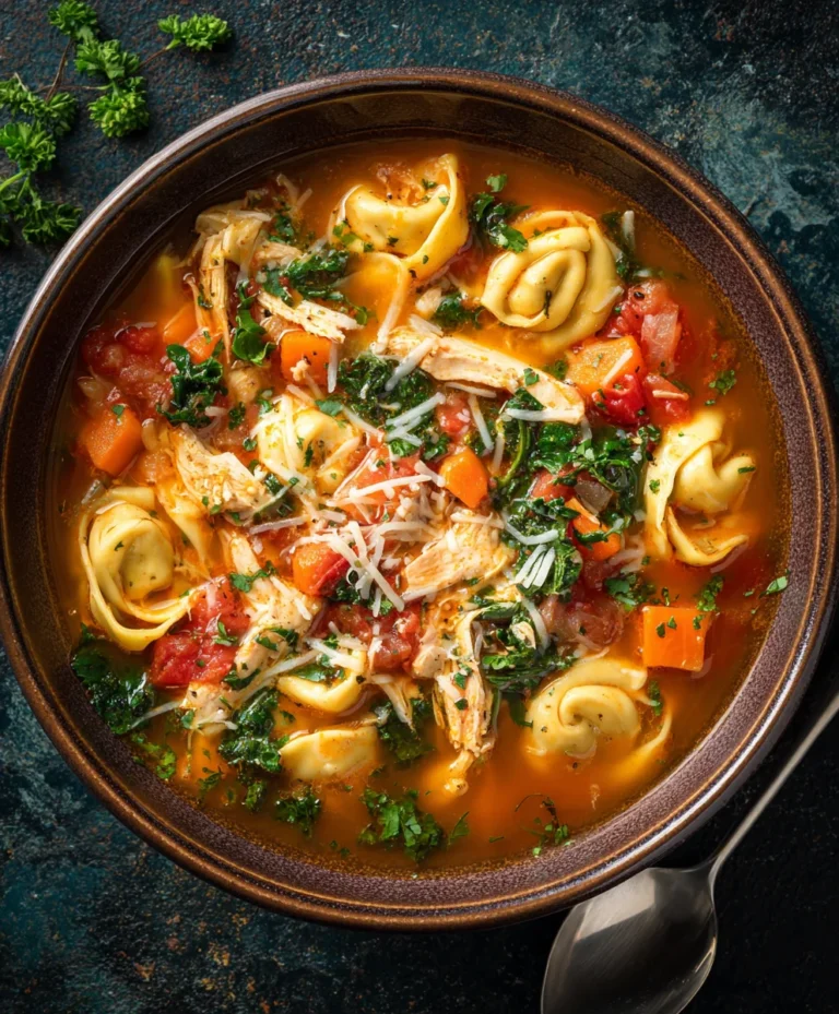 Easy Chicken Tortellini Soup Recipe – Quick & Hearty Meal