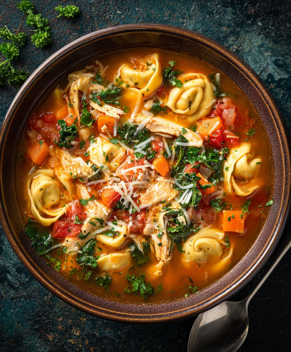 Easy Chicken Tortellini Soup Recipe - Quick & Hearty Meal