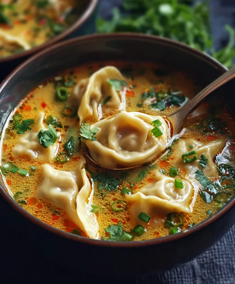 Cozy Beef Potsticker Soup for Comforting Nights
