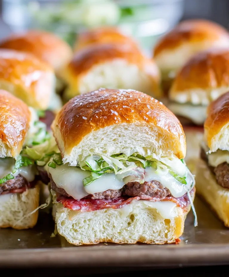 Beef Italian Grinder Sliders-Quick & Easy Party Bites