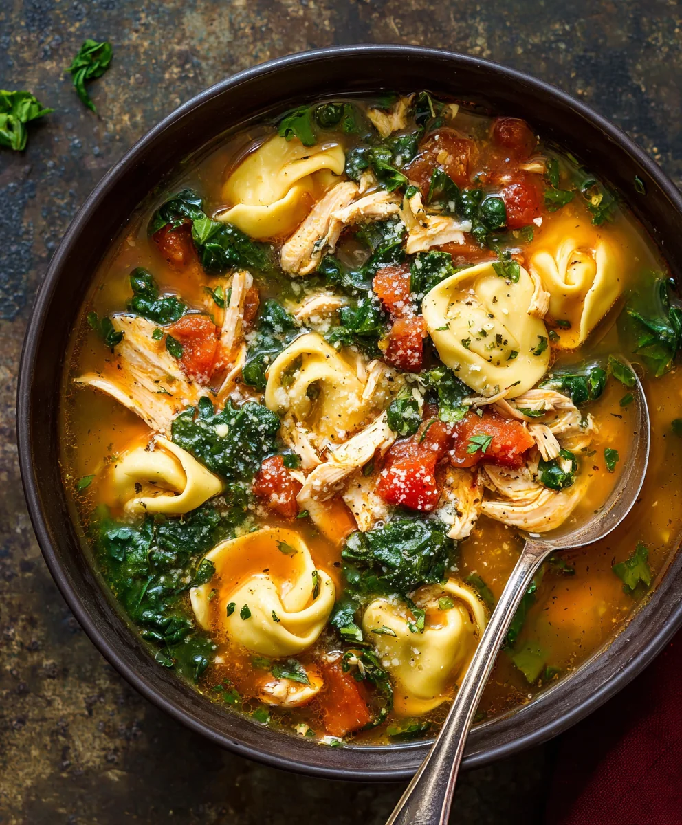 Easy Chicken Tortellini Soup Recipe - Quick & Hearty Meal