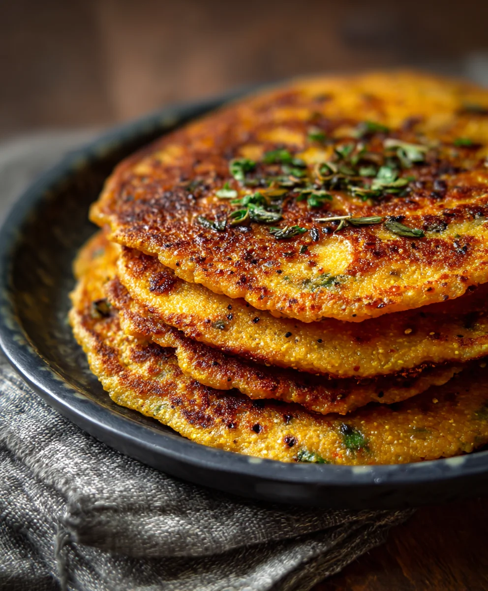 Masoor Dal Chilla Savory Red Lentil Pancakes Recipe