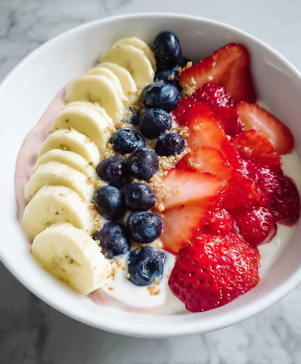 Minute Fruit Smoothie Bowl Greek Yogurt