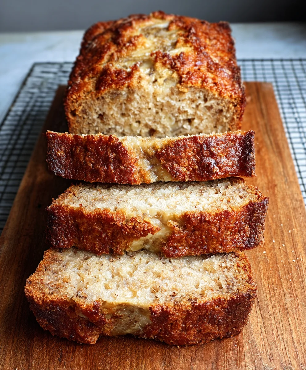 Moist Cottage Cheese Banana Bread-Healthy Recipe