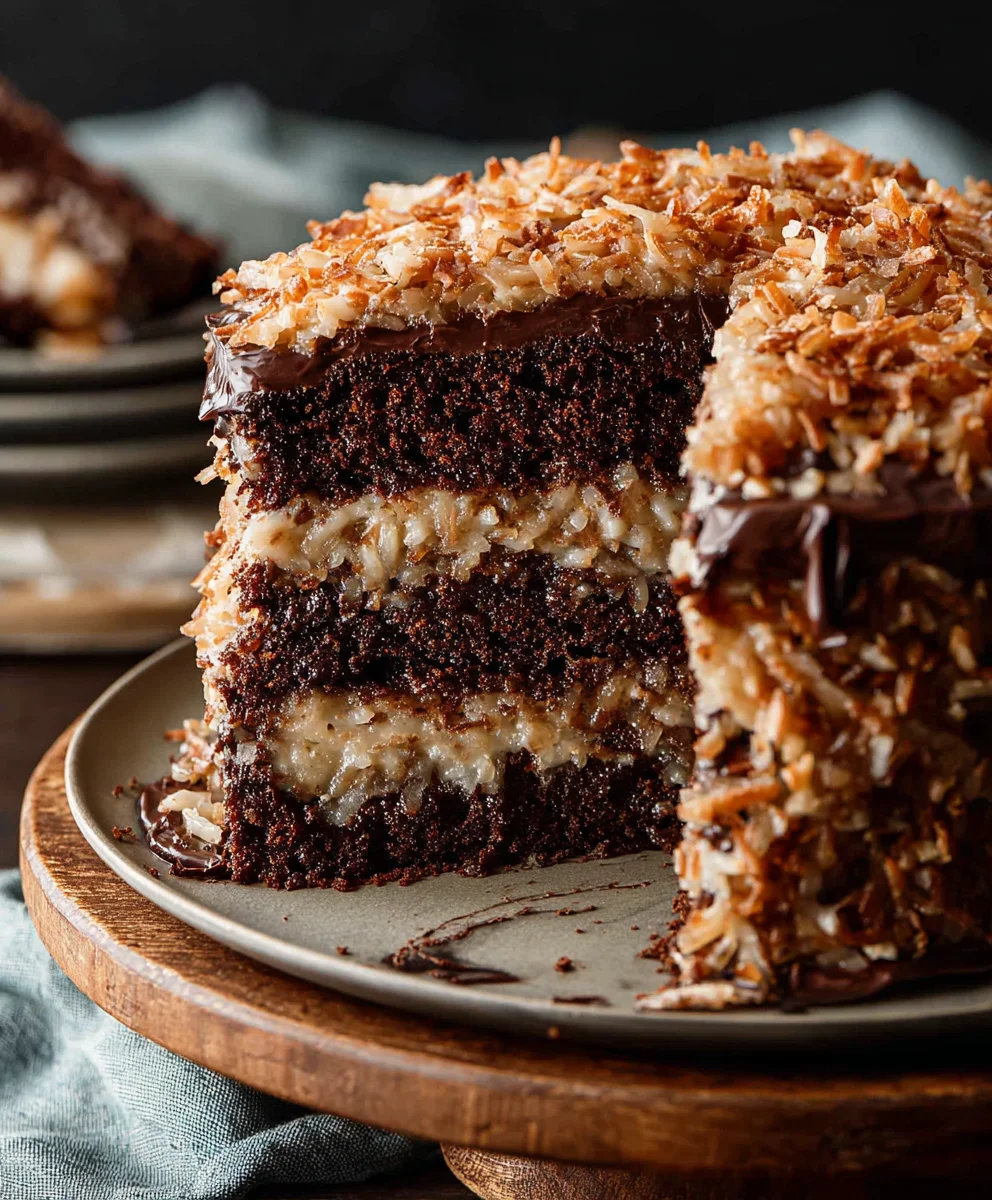 Authentic German Chocolate Cake Recipe-Easy & Delicious