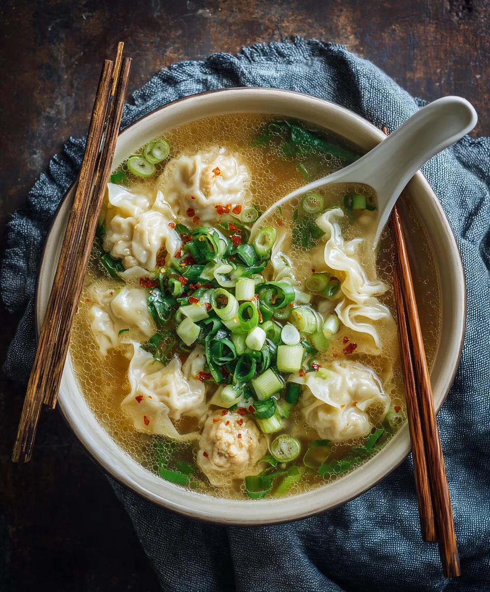 Easy Beef Wonton Soup Recipe- Flavorful & Fast