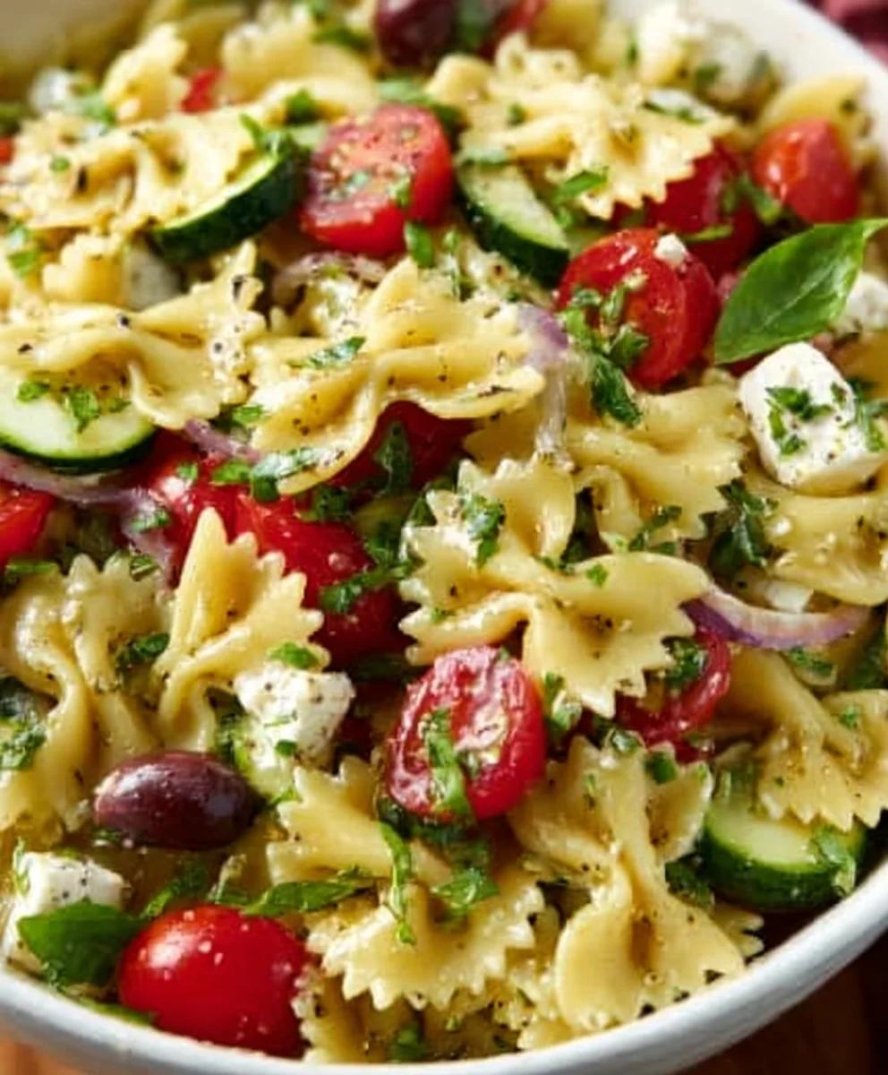 Easy Bow Tie Pasta Salad Recipe - Delicious & Quick