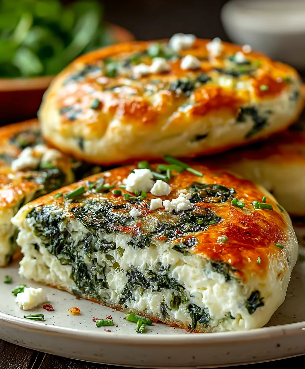 Easy Spinach Cottage Cheese Flagels Recipe
