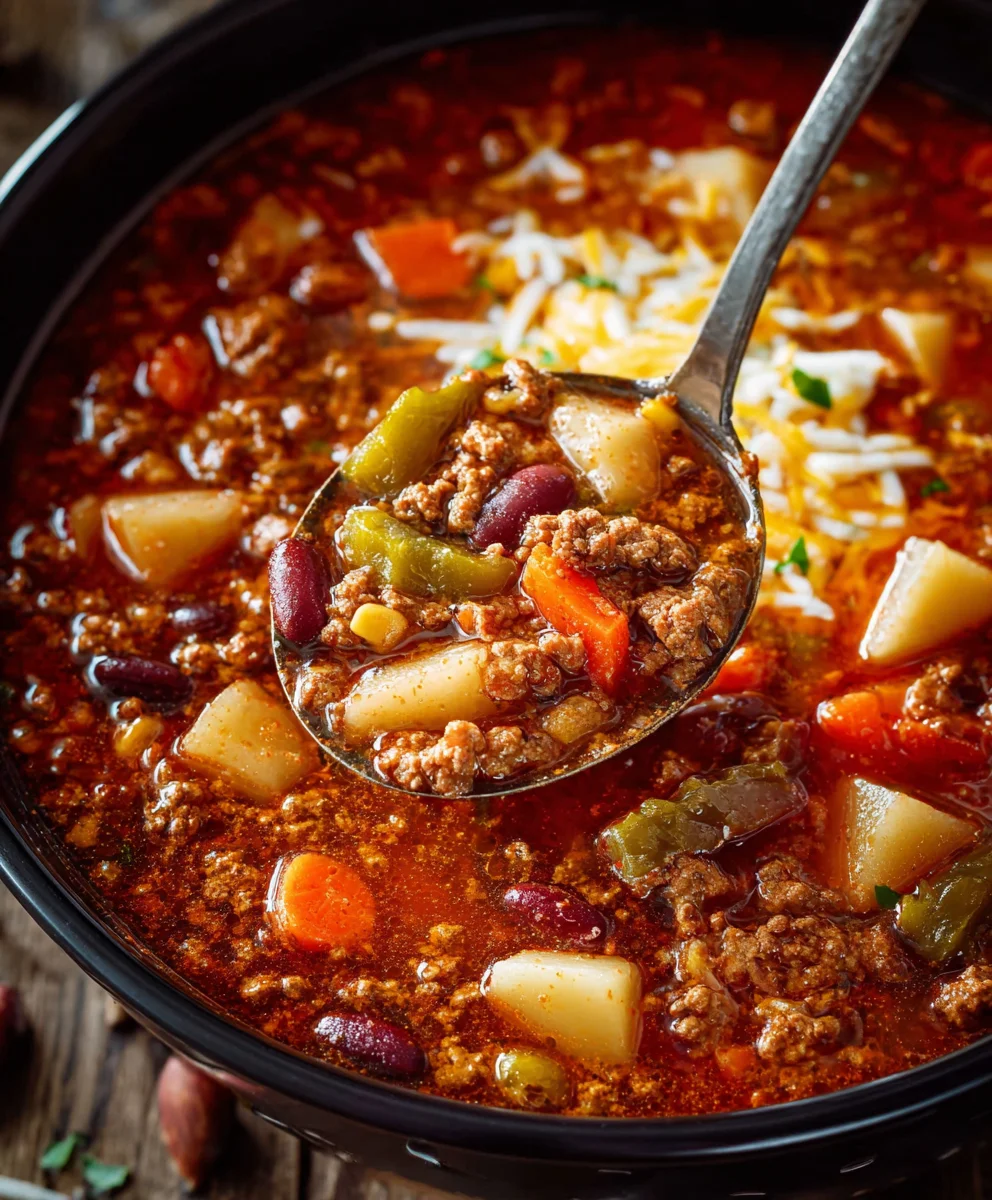 Hearty Cowboy Beef Soup Recipe - Easy & Delicious