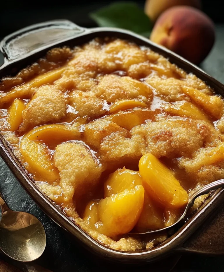 Best Southern Peach Cobbler Recipe – Easy & Delicious
