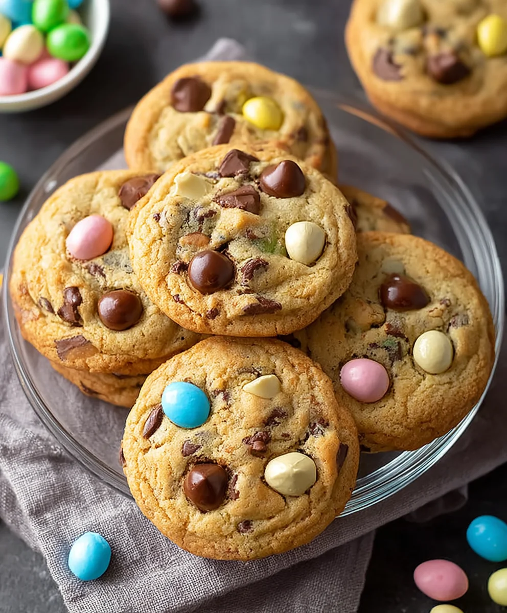 Easter Chocolate Chip Cookies-Perfect Spring Treat