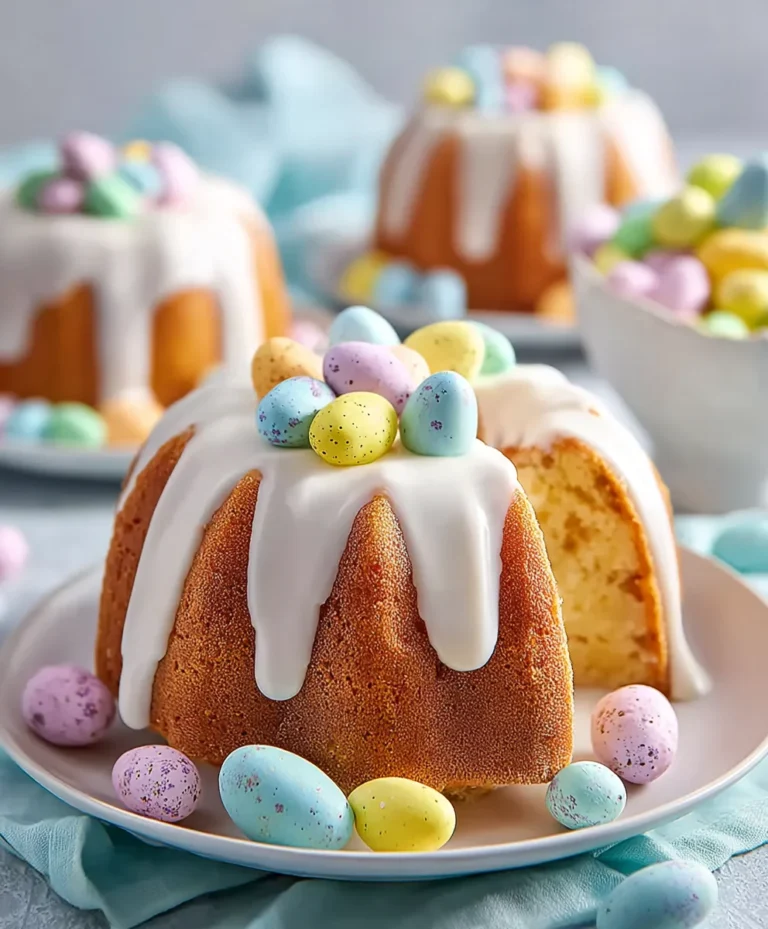 Surprise Inside Easter Bundt Cakes-Festive Treat