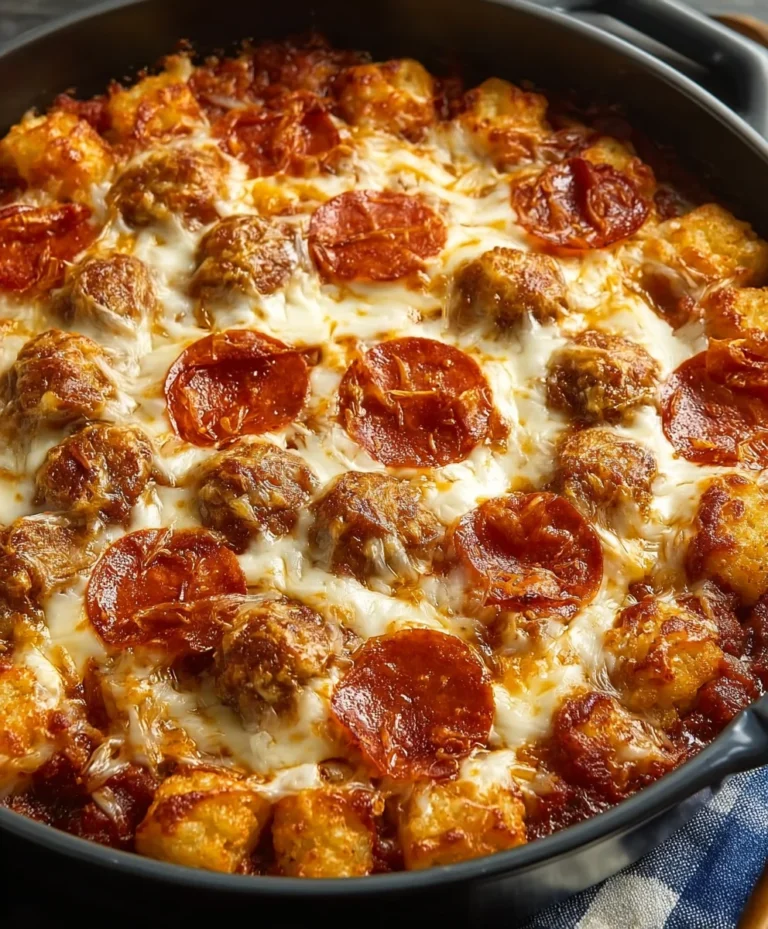 Easy Pizza Casserole with Tater Tots – Family Favorite