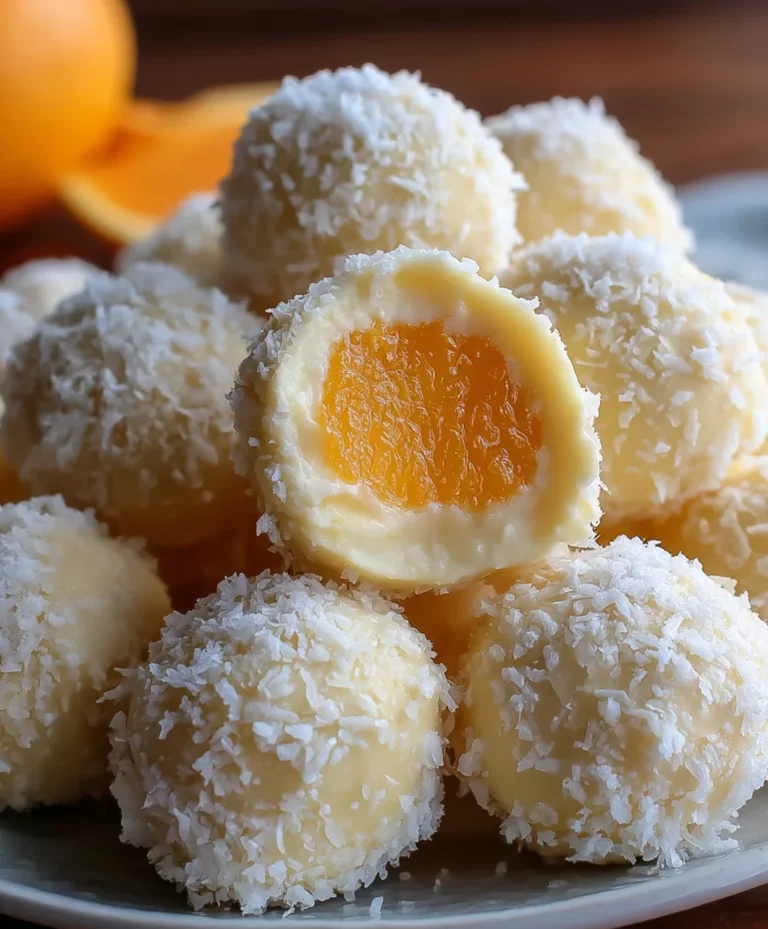White Chocolate Orange Creamsicle Truffles-Easy Treat