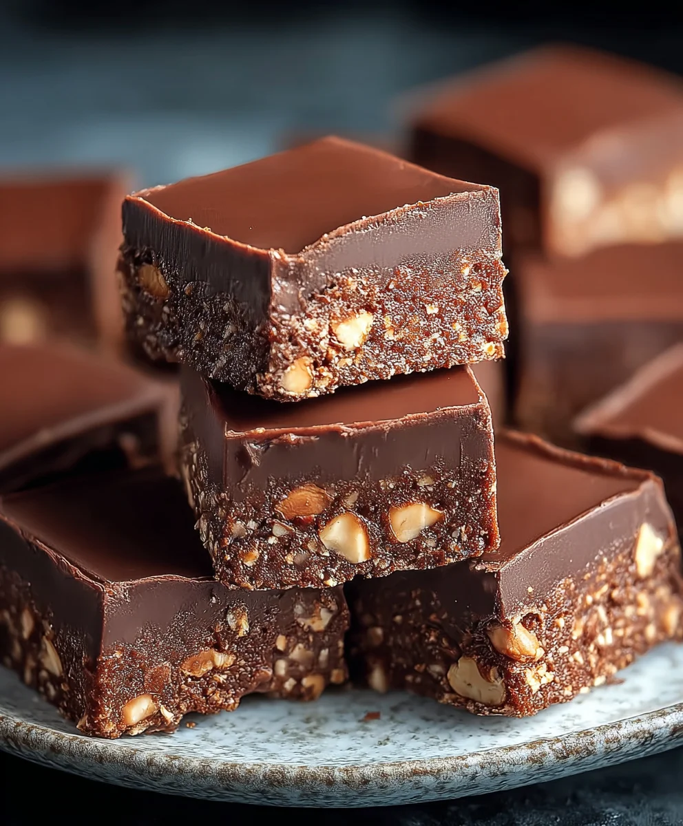 Easy No-Bake Chocolate Biscuit Bars - Quick Treat