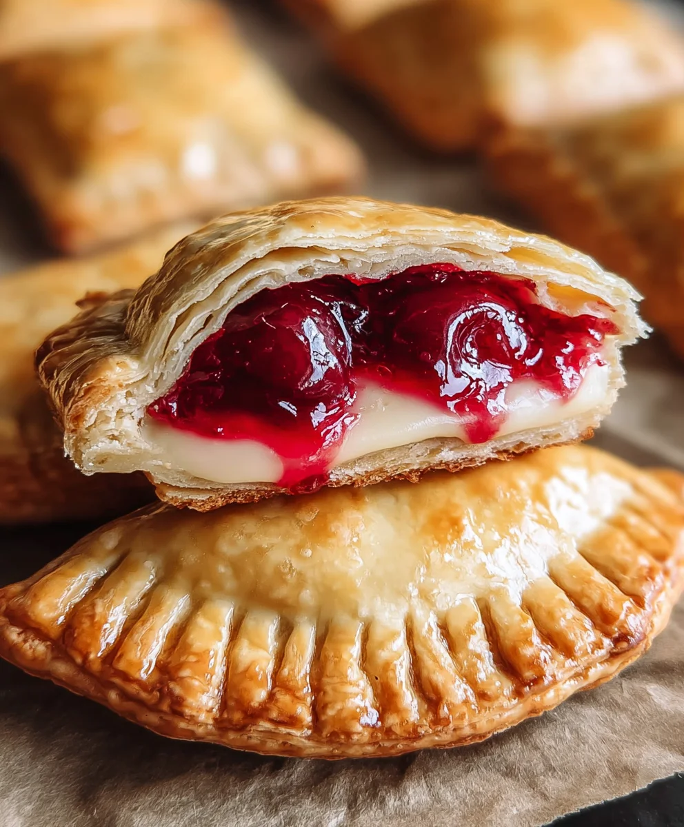 Cherry Cheesecake Hand Pies-Easy Delicious Dessert